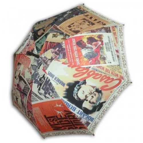 네모네 - 명화 올드무비포스터 자동 우산