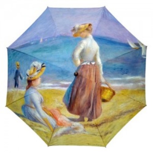 네모네 - 명화 르누아르 해변의 여인들 우산(자동우산,3단자동,5단미니)