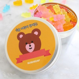 네모네 - 하트 곰돌이 비누 DIY 키트 (네임스티커 포함)